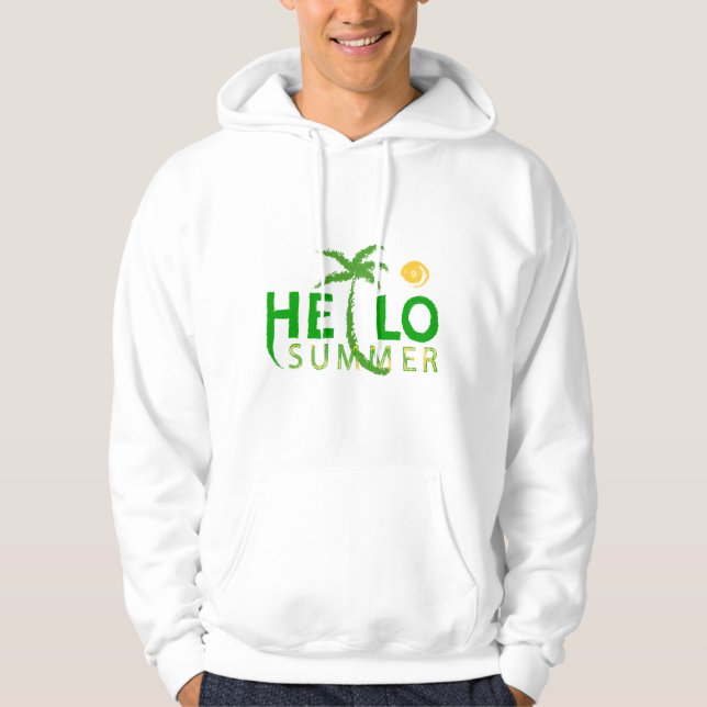 Hallo Sommer Hoodie (Vorderseite)
