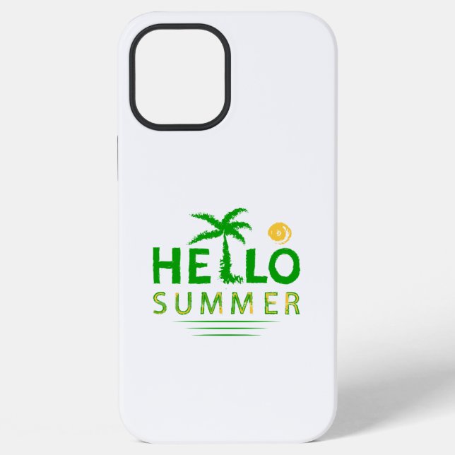Hallo Sommer iPhone Hülle (Rückseite)