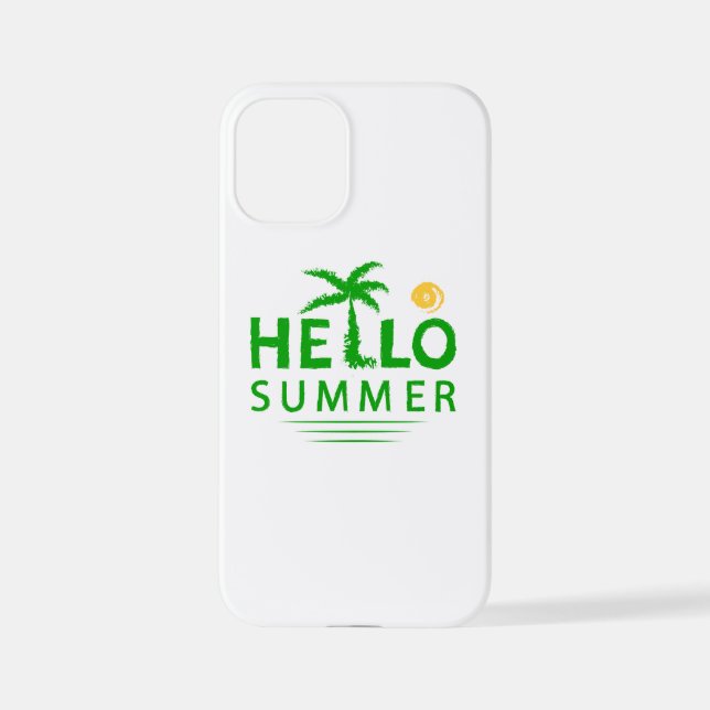 Hallo Sommer iPhone Hülle (Rückseite)