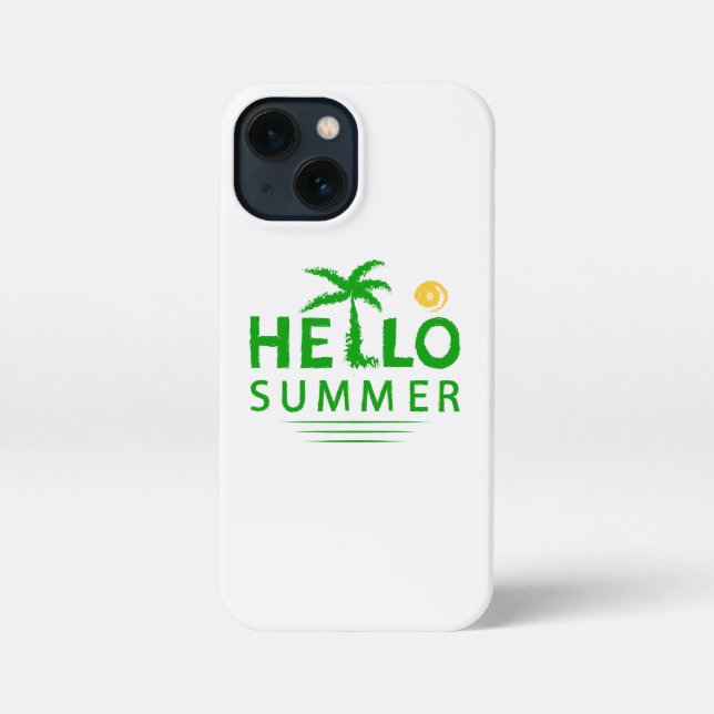 Hallo Sommer iPhone Hülle (Rückseite)