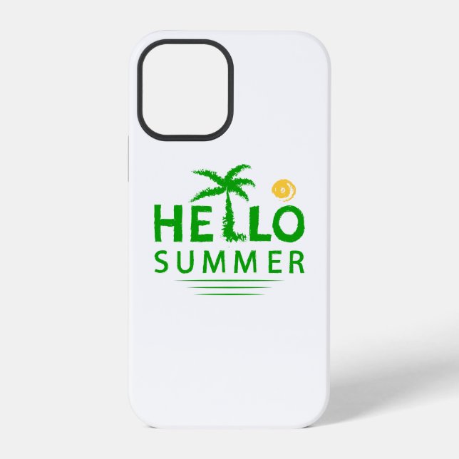 Hallo Sommer iPhone Hülle (Rückseite)