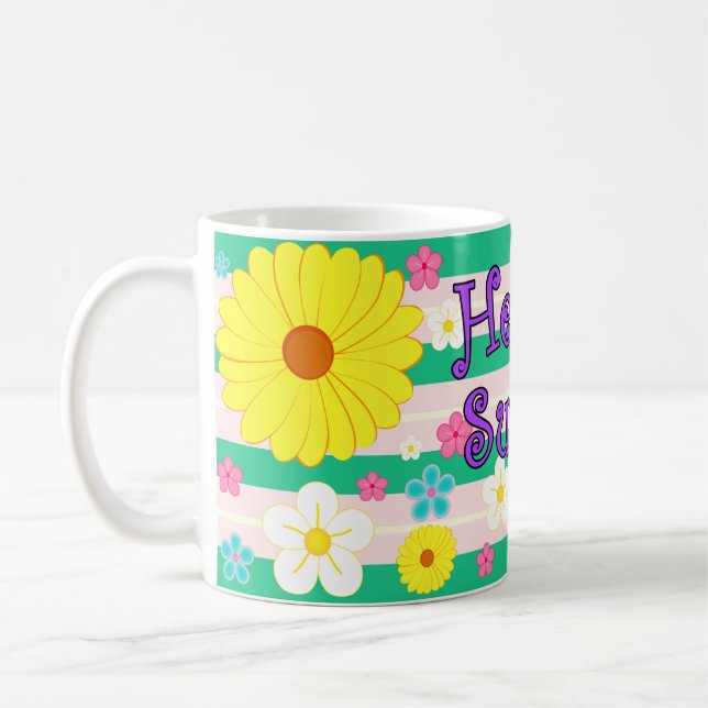 Hallo Sommer! Kaffeetasse (Links)