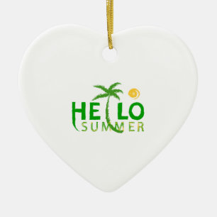 Hallo Sommer Keramik Ornament
