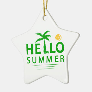 Hallo Sommer Keramik Ornament