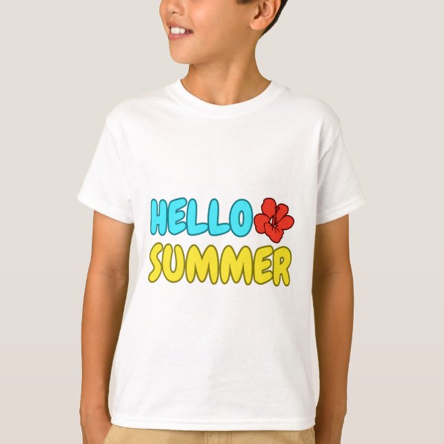 Hallo Sommer Kids T-Shirt (Vorderseite)