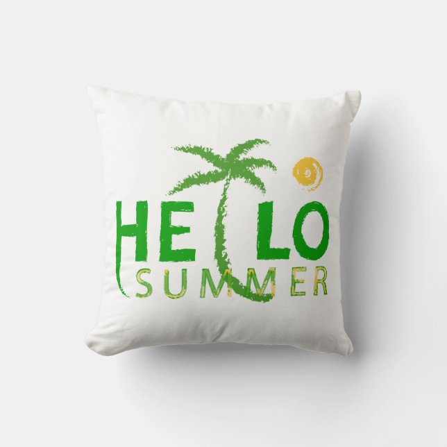 Hallo Sommer Kissen (Vorderseite)