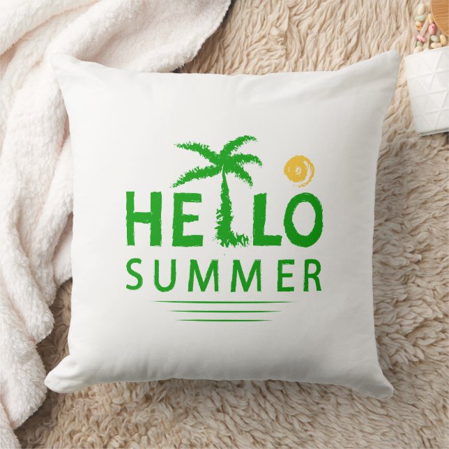 Hallo Sommer Kissen (Decke)