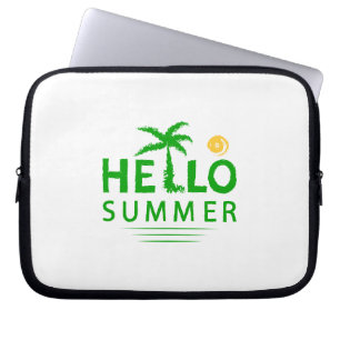 Hallo Sommer Laptopschutzhülle