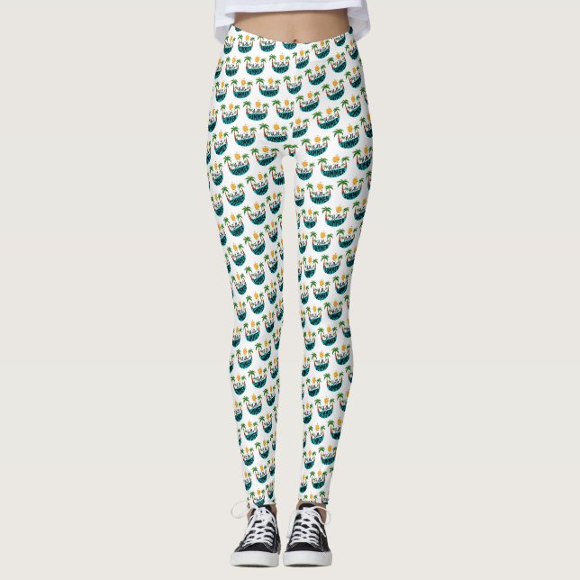 Hallo Sommer Leggings (Vorderseite)