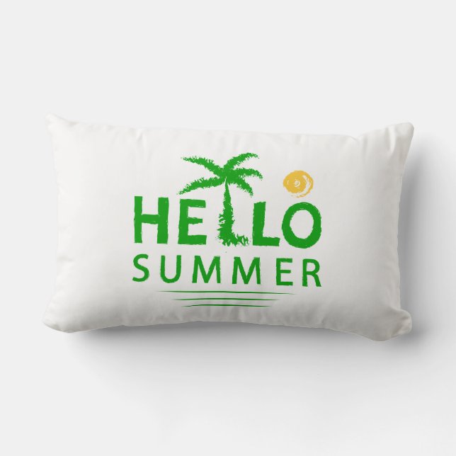 Hallo Sommer Lendenkissen (Rückseite)