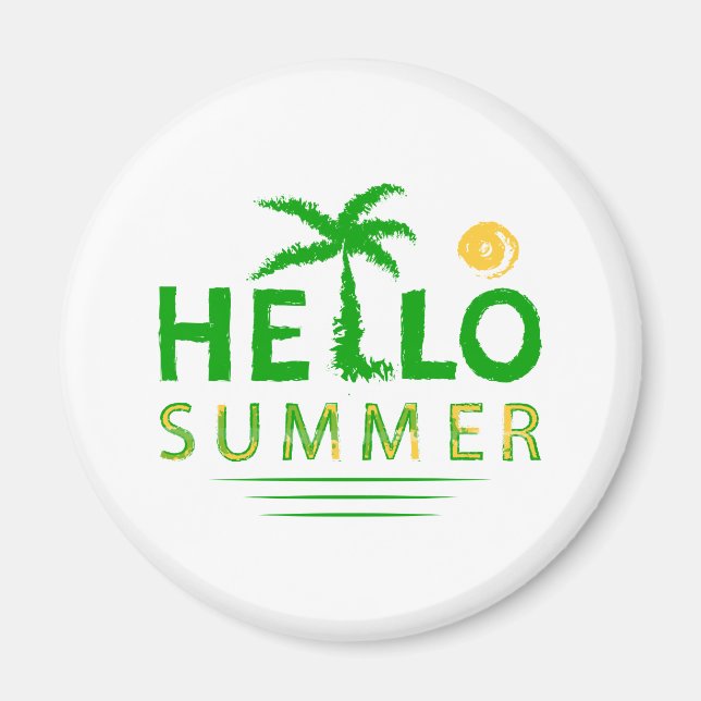 Hallo Sommer Magnet (Vorne)