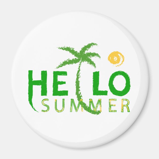 Hallo Sommer Magnet (Vorne)