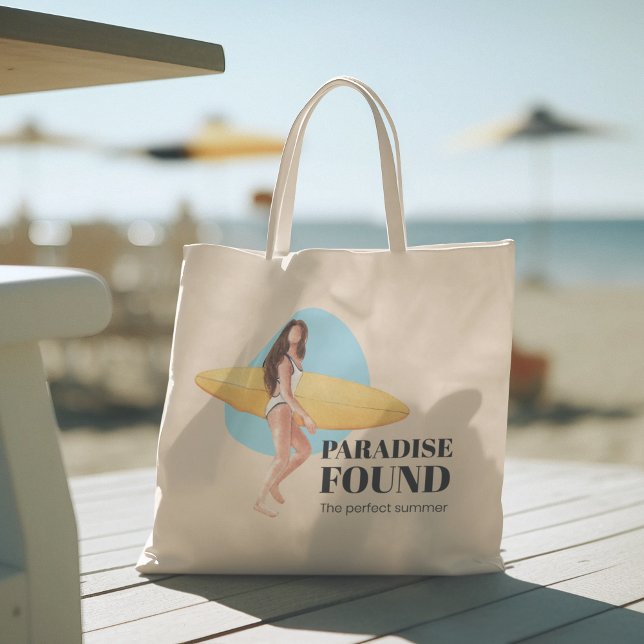 Hallo Sommer mit Typografie Tropical Tote Bag Tragetasche (hello summer, beach tote bag, vacation tote bag, school tote bag, colorful typography, gift for her)