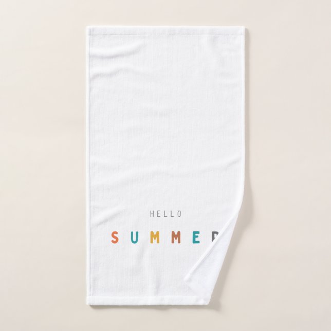 Hallo Sommer moderne Handtuch (Handtuch)