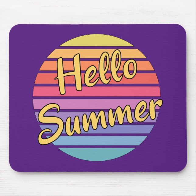 Hallo Sommer Mousepad (Vorne)