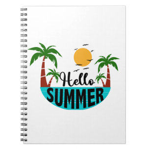 Hallo Sommer Notizblock