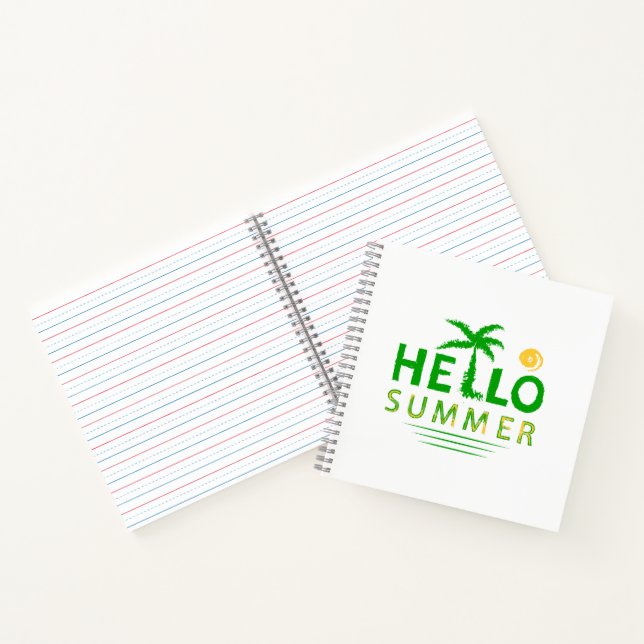 Hallo Sommer Notizbuch (Innenseite)
