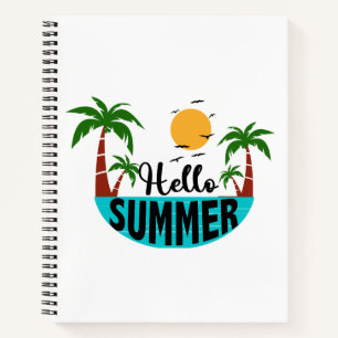 Hallo Sommer Notizbuch