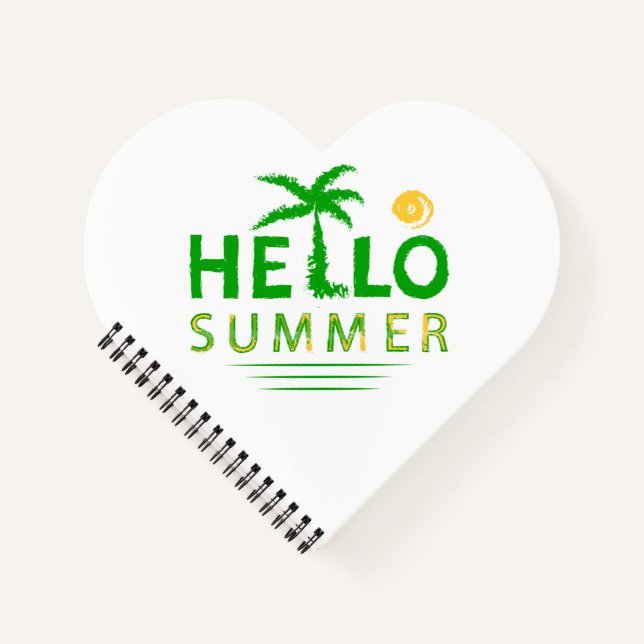 Hallo Sommer Notizbuch (Vorderseite)