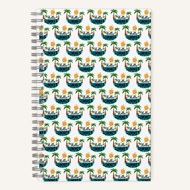 Hallo Sommer Notizbuch (Vorderseite)