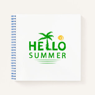 Hallo Sommer Notizbuch