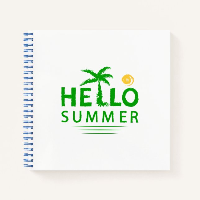 Hallo Sommer Notizbuch (Vorderseite)