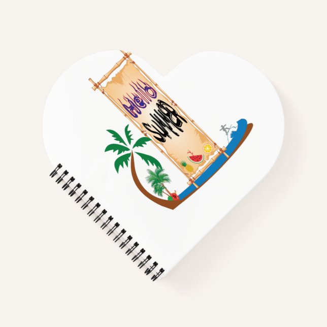 Hallo Sommer Notizbuch (Vorderseite)