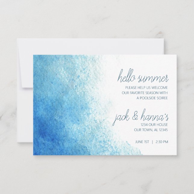 Hallo Sommer - Poolside Soiree (Vorderseite)