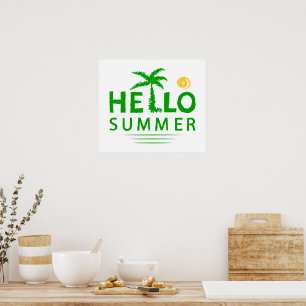 Hallo Sommer Poster
