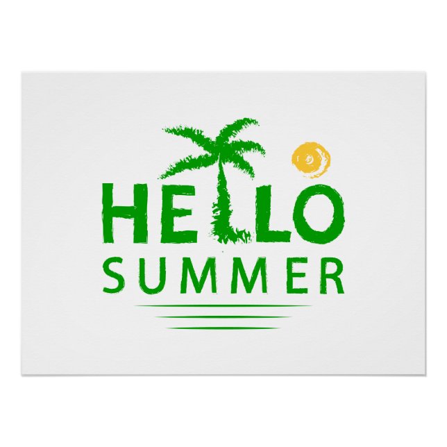 Hallo Sommer Poster (Vorderseite)