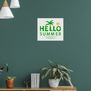 Hallo Sommer Poster