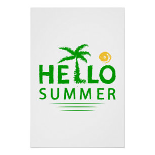 Hallo Sommer Poster