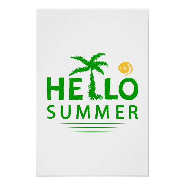 Hallo Sommer Poster (Vorderseite)