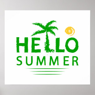 Hallo Sommer Poster