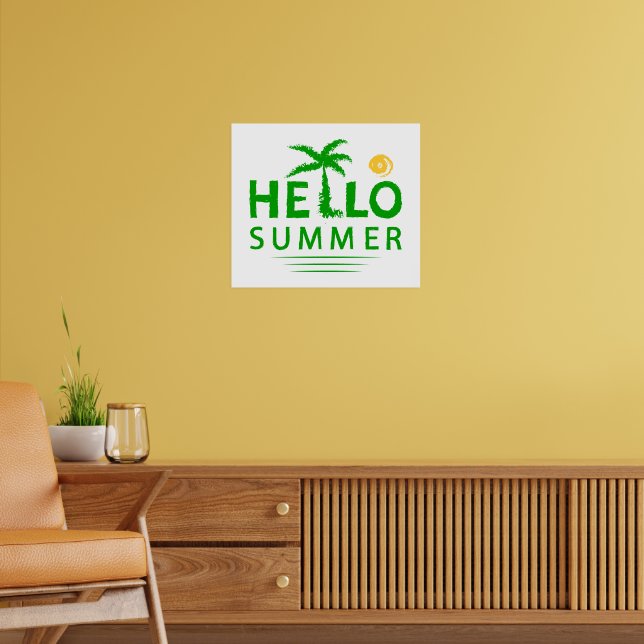 Hallo Sommer Poster (Wohnzimmer 2)