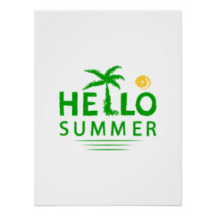 Hallo Sommer Poster