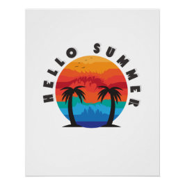 Hallo Sommer Poster