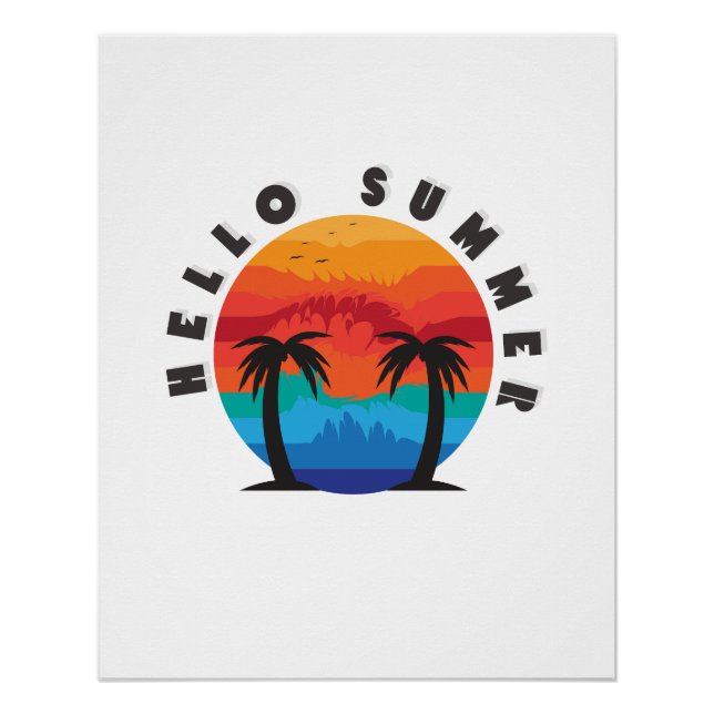 Hallo Sommer Poster (Vorderseite)