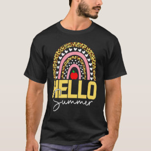 Hallo Sommer Rainbow Leopard 2 T-Shirt