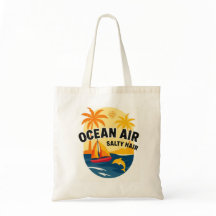 Hallo Sommer - Retro Tropical Vibes Tote Tasche