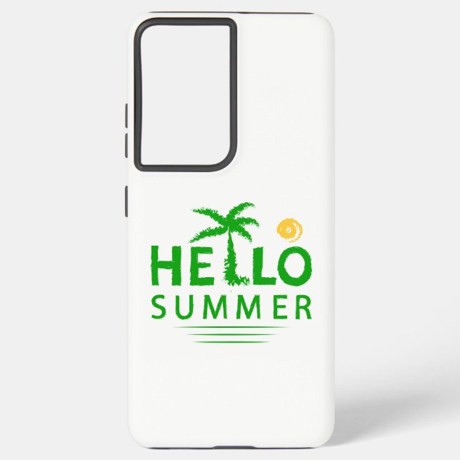 Hallo Sommer Samsung Galaxy Hülle (Rückseite)