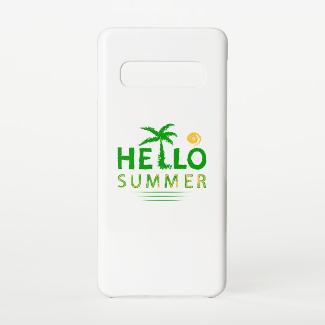 Hallo Sommer Samsung Galaxy Hülle (Rückseite)