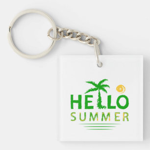 Hallo Sommer Schlüsselanhänger
