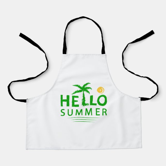 Hallo Sommer Schürze (Vorderseite)