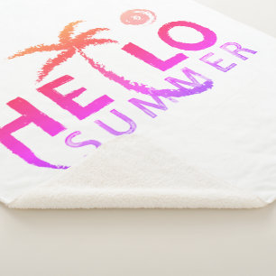 Hallo Sommer Sherpadecke