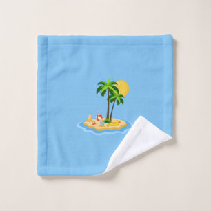 Hallo Sommer Sonnenschein Retro-Kreis Vintage-Stra Badhandtuch Set