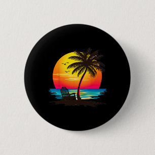 Hallo Sommer Stimmung Urlaub Herren Damen Strand K Button