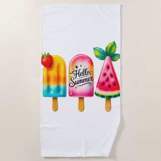Hallo Sommer  Strandtuch