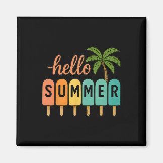 Hallo Sommer Strandurlaub Eiscreme Eis Am Stiel Gi Magnet