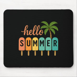 Hallo Sommer Strandurlaub Eiscreme Eis Am Stiel Gi Mousepad